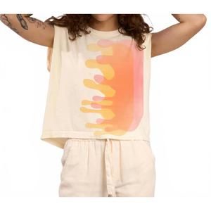 NEW GO TO DEVIL sunny side graphic tee in off white